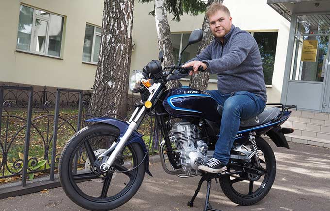 Радиостанция DFM-Нижнекамск разыграла мотоцикл среди своих слушателей