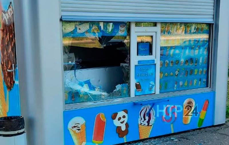 В Нижнекамске ограбили киоск с мороженым
