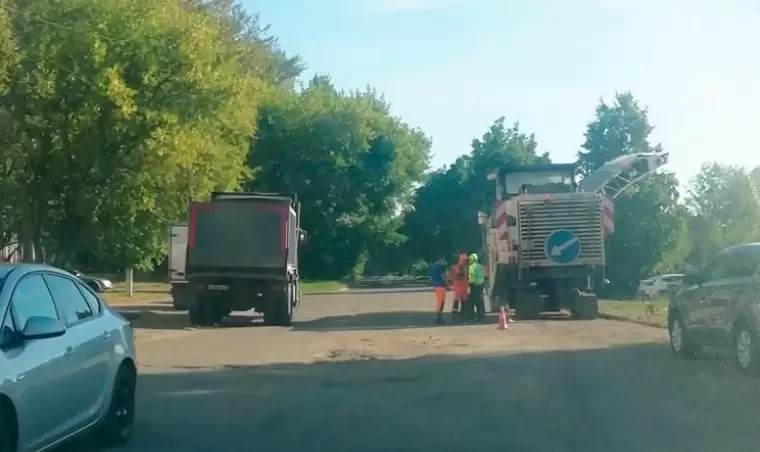 Стартовали дорожные работы на улице Чабьинской в Нижнекамске