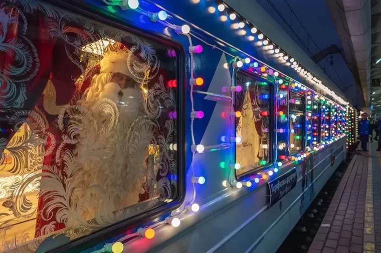 В Татарстан прибудет поезд Деда Мороза из Великого Устюга