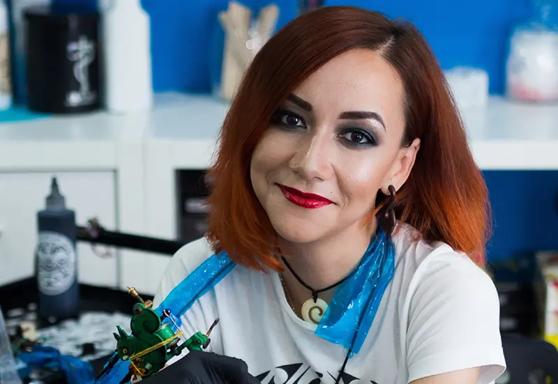 Тату-художница Марина Мандарин из Нижнекамска разрушила стереотип о бородатых татуировщиках