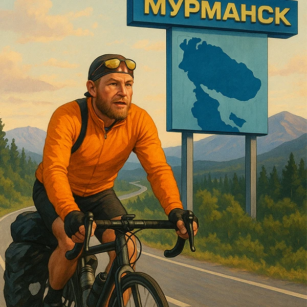 82 дня в седле: Радик Зиннуров из Нижнекамска проехал через всю Россию на велосипеде