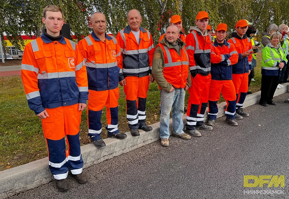 Ремонт дороги на улице Лесной в Нижнекамске