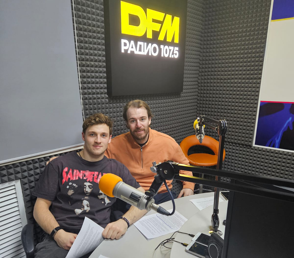 Нападающие «Нефтехимика» Иван Николишин и Максим Сушко